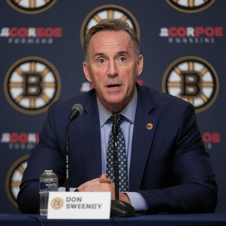 Bruins GM Don Sweeney Addresses Media Ahead of Return to Florida